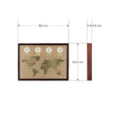 Seiko Clock Wall Clock Multi-Time QXA722B
