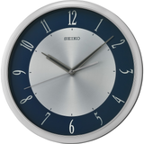Seiko Clock Blue Dial Round Wall Clock QXA753S