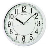 SEIKO QXA756HN WHITE ROUND CLOCK