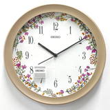 Seiko Clock White Dial Round Wall Clock QXA777P