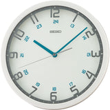 SEIKO QXA789WR WHITE DIAL ROUND WALL CLOCK