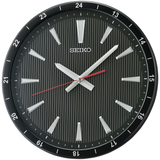Seiko Clock Black Dial Wall Clock QXA802K