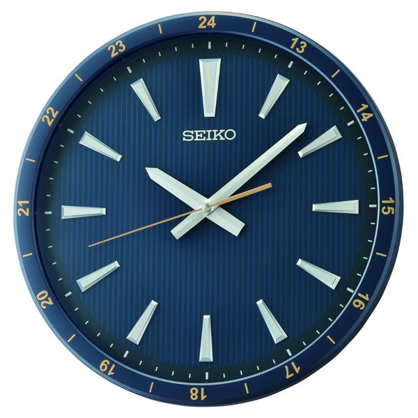 Seiko Clock Blue Dial Wall Clock QXA802L