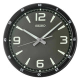 Seiko Gray Dial Round Wall Clock QXA809K