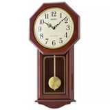 SEIKO QXH076BN CASE WOODEN CLOCK PENDULUM WALL CHIME