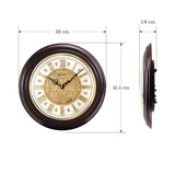 Seiko Clock White Dial Round Clock QXM342B