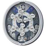 Seiko Clock Multicolor Dial Round Wall Clock QXM379S