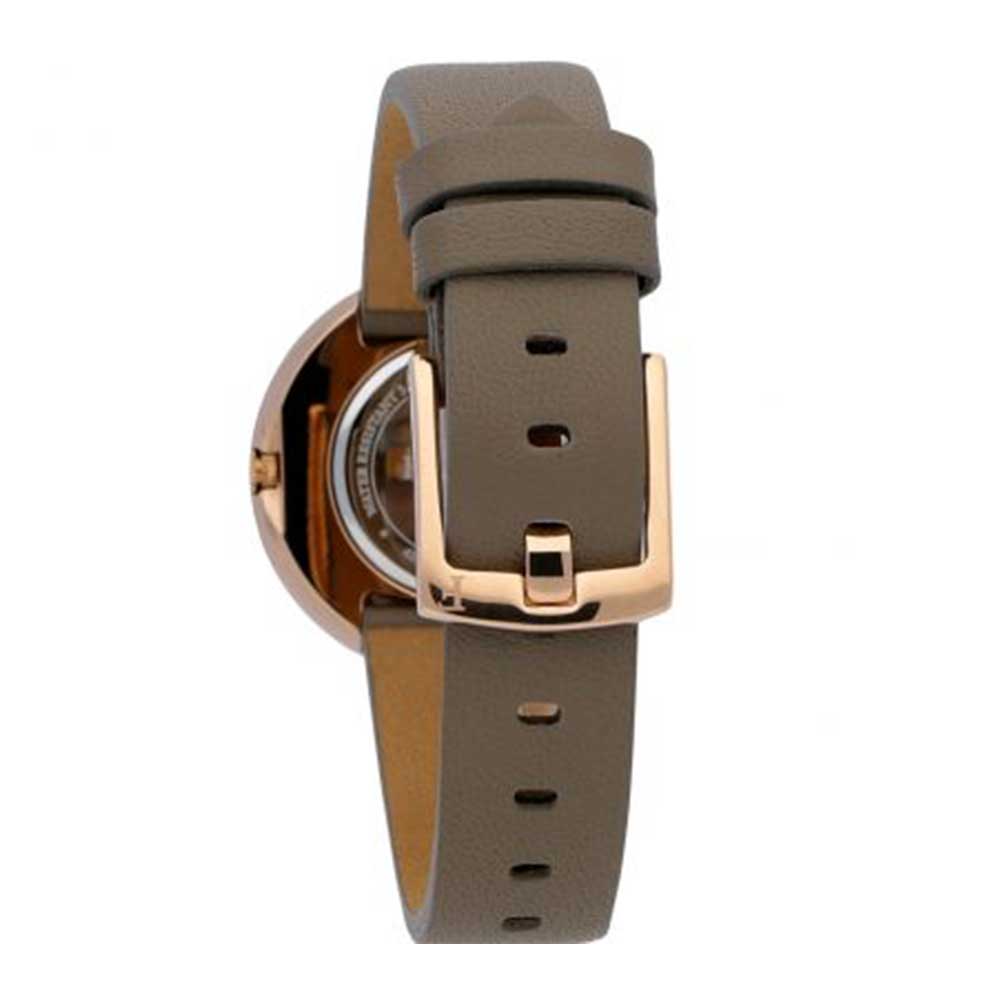 FURLA VALENTINA ROSE GOLD STAINLESS STEEL R4251103502 GREY LEATHER STRAP WOMEN'S WATCH - H2 Hub Watches