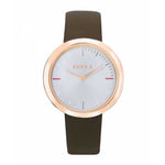 FURLA VALENTINA ANALOG QUARTZ GOLD STAINLESS STEEL R4251103503 BLACK LEATHER STRAP WOMEN'S WATCH - H2 Hub Watches