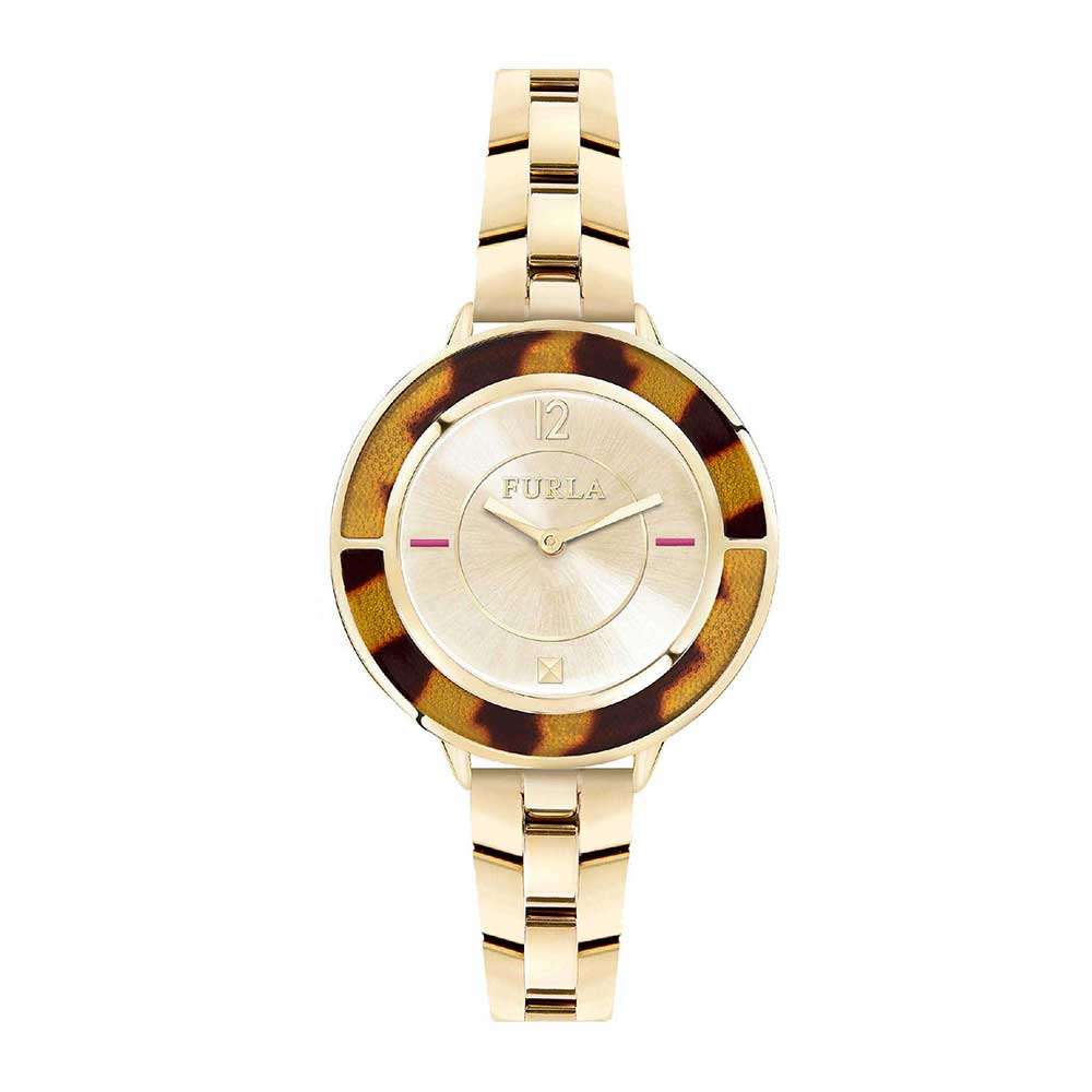 FURLA CLUB ANALOG QUARTZ GOLD STAINLESS STEEL R4253109501 WOMEN'S WATCH - H2 Hub Watches