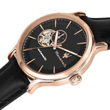 MASERATI MECHANICAL R8821118009 BLACK LEATHER MEN'S WATCH