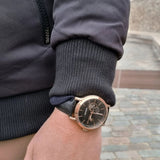 MASERATI MECHANICAL R8821118009 BLACK LEATHER MEN'S WATCH
