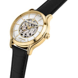 Maserati White Dial Black Leather Strap Men Watch R8821118011