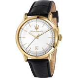 MASERATI R8851118015 BLACK LEATHER MEN WATCH