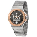 MASERATI POTENZA R8853108007 STAINLESS STEEL MESH STRAP MEN WATCH