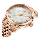 Maserati Epoca White Dial Rose Gold Stainless Steel Strap Women Watch R8853118517
