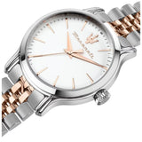Maserati Epoca White Dial Two-Tone Stainless Steel Strap Women Watch R8853118520