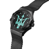 MASERATI R8853144002 BLACK STAINLESS STEEL MESH STRAP MEN WATCH