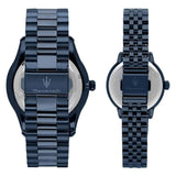 MASERATI R8853149002 BLUE STAINLESS STEEL COUPLE WATCH