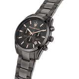 Maserati Attrazione Chronograph Black Dial And Stainless Steel Strap Men Watch R8853151001