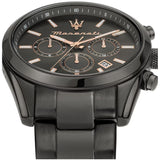 Maserati Attrazione Chronograph Black Dial And Stainless Steel Strap Men Watch R8853151001
