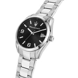 Maserati Attrazione Black Dial Silver Stainless Steel Strap Men Watch R8853151007