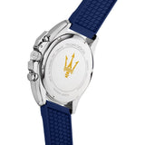 Maserati Chronograph Blue Dial Silver Stainless Steel Strap Men Watch R8871612039