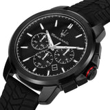 MASERATI SUCCESSO R8871648005 BLACK SILICONE MEN WATCH