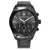 MASERATI TRAGUARDO R8873612002 BLACK STAINLESS STEEL MESH STRAP MEN WATCH