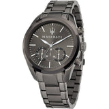 MASERATI TRAGUARDO R8873612002 BLACK STAINLESS STEEL MESH STRAP MEN WATCH