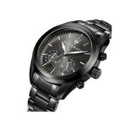 MASERATI TRAGUARDO R8873612002 BLACK STAINLESS STEEL MESH STRAP MEN WATCH