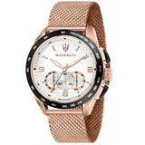 MASERATI TRAGUARDO R8873612011 ROSE GOLD STAINLESS STEEL MEN WATCH