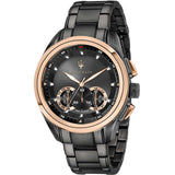 MASERATI TRAGUARDO R8873612016 BLACK STAINLESS STEEL MEN'S WATCH