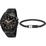 Maserati Chronograph Black Dial Stainless Steel Strap Men Watch R8873612050