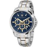 MASERATI SUCCESSO R8873621016 BLUE DIAL STAINLESS STEEL MEN WATCH
