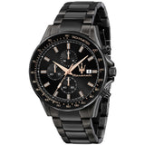 MASERATI SFIDA R8873640011 BLACK STAINLESS STEEL MEN'S WATCH