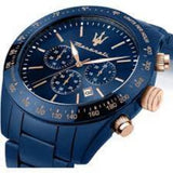 Maserati Blue Chronograph Stainless Steel Men Watch R8873650003