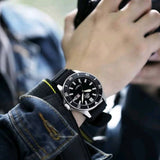 ORIENT RA-AA0010B19B BLACK SILICON STRAP MEN'S WATCH