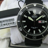 ORIENT RA-AA0010B19B BLACK SILICON STRAP MEN'S WATCH