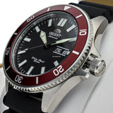 ORIENT KANO RA-AA0011B19B BLACK RUBBER STRAP MEN WATCH