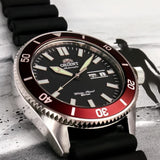ORIENT KANO RA-AA0011B19B BLACK RUBBER STRAP MEN WATCH