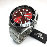 ORIENT RA-AA0915R19B RED DIAL STAINLESS STEEL MEN WATCH