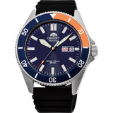 ORIENT RA-AA0916L19B BLUE DIAL BLACK RUBBER MEN WATCH