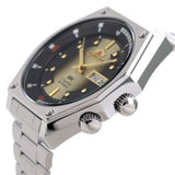 ORIENT AUTOMATIC 22 JEWEL SILVER STAINLESS STEEL BRACELET MEN’S WATCH RA-AA0B01G19B
