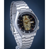 ORIENT AUTOMATIC 22 JEWEL SILVER STAINLESS STEEL BRACELET MEN’S WATCH RA-AA0B01G19B