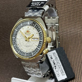 ORIENT RA-AA0E01S09C WORLD MAP STAINLESS STEEL MEN WATCH