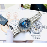 ORIENT RA-AA0E03L09C BLUE DIAL WORLD MAP MEN WATCH