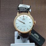 ORIENT RA-AC0010S00C BROWN LEATHER MEN WATCH