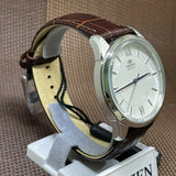 ORIENT RA-AC0017S10D BROWN LEATHER MEN'S WATCH
