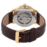 Orient White Dial Brown Leather Strap Men Watch RA-AC0F04S10B